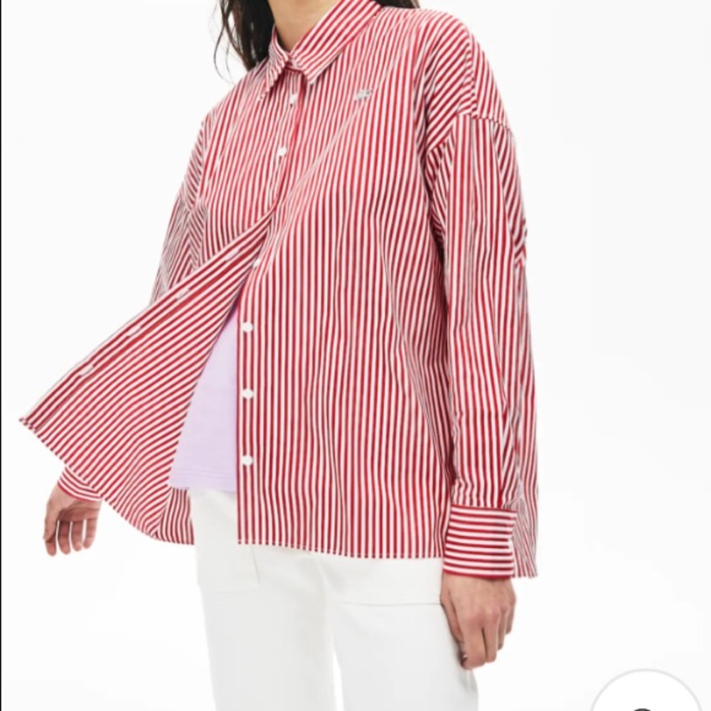 Lacoste Pin Strip long sleeve